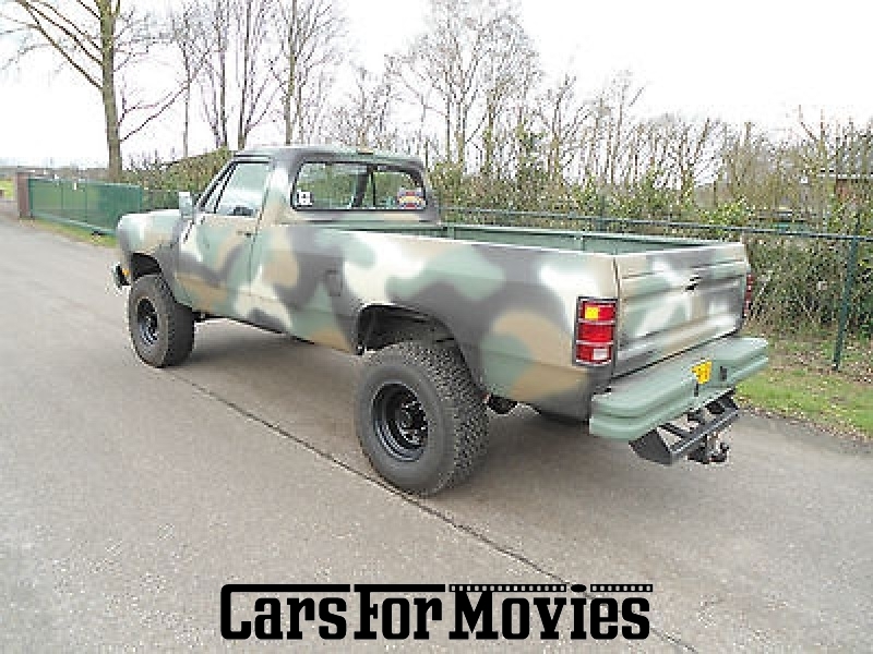 CarsForMovies | Dodge Ram 250 W200 1986 USA Sonstige Beige Militärfahrzeug Pickup Hamburg 2917 Oldtimer Pritsche Camouflage Tarnfarbe 