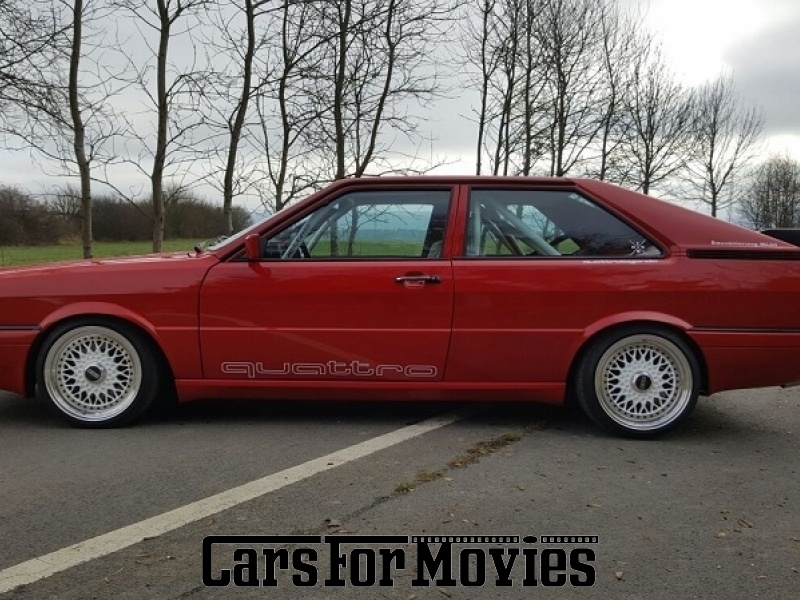 CarsForMovies | Audi Coupe Typ 85  1985 Deutschland Rot Rot Zivilfahrzeug Sportwagen Bayern 3040 Quattro Allrad Rallye
