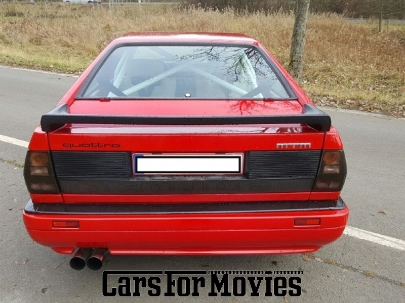 CarsForMovies | Audi Coupe Typ 85  1985 Deutschland Rot Rot Zivilfahrzeug Sportwagen Bayern 3040 Quattro Allrad Rallye