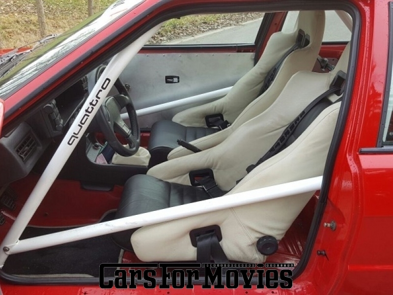 CarsForMovies | Audi Coupe Typ 85  1985 Deutschland Rot Rot Zivilfahrzeug Sportwagen Bayern 3040 Quattro Allrad Rallye