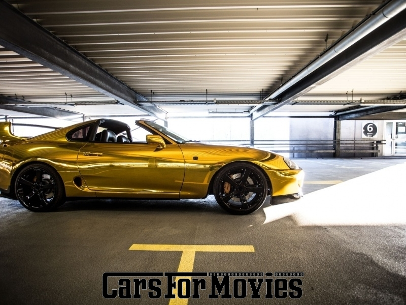 CarsForMovies | Toyota Supra MKIV  1993 Japan Gold Schwarz Zivilfahrzeug Sportwagen Bayern 3049 custom tuning coupe linkslenker lhd
