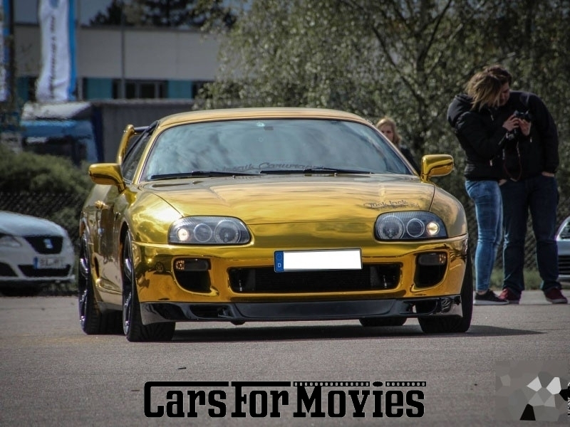 CarsForMovies | Toyota Supra MKIV  1993 Japan Gold Schwarz Zivilfahrzeug Sportwagen Bayern 3049 custom tuning coupe linkslenker lhd