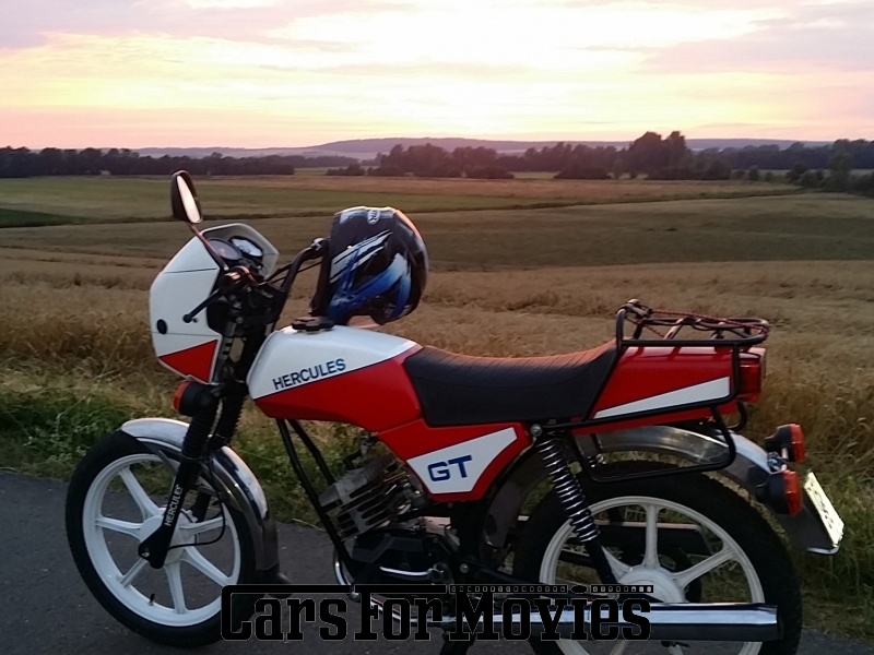 CarsForMovies | Hercules Prima GT 1991 Deutschland Rot Weiß Zwei- und Dreirad Motorrad Niedersachsen 3050 