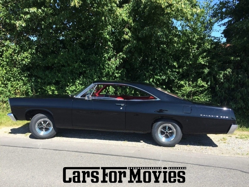 CarsForMovies | Ford Galaxie 500 1967 USA Schwarz Rot Zivilfahrzeug Coupe Bayern 3077 Oldtimer