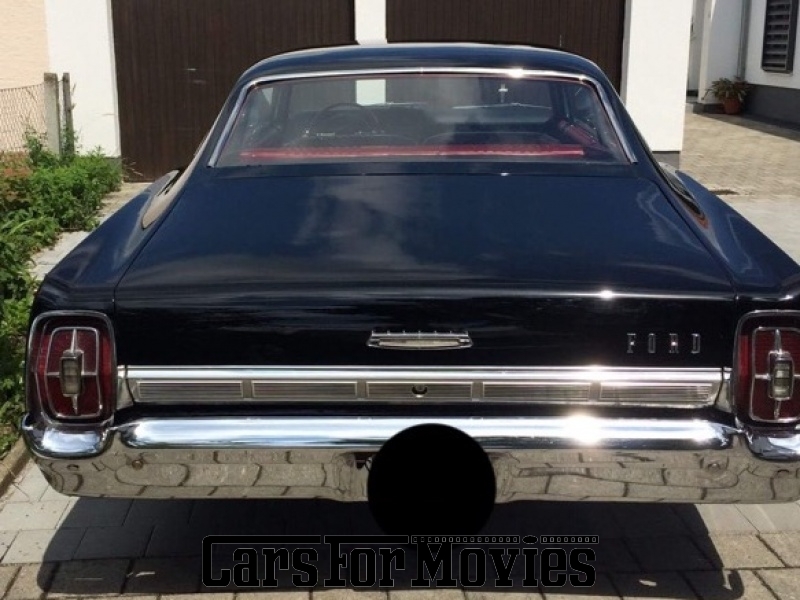 CarsForMovies | Ford Galaxie 500 1967 USA Schwarz Rot Zivilfahrzeug Coupe Bayern 3077 Oldtimer