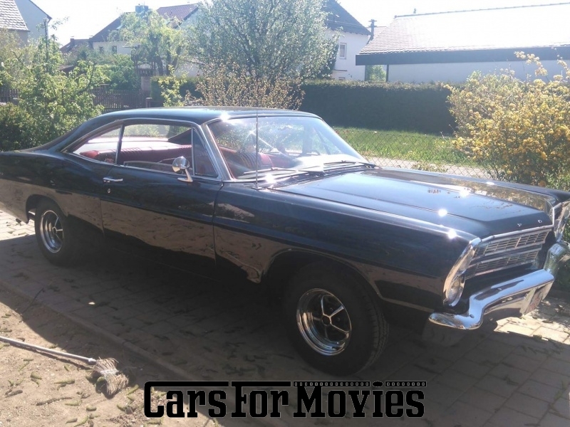 CarsForMovies | Ford Galaxie 500 1967 USA Schwarz Rot Zivilfahrzeug Coupe Bayern 3077 Oldtimer