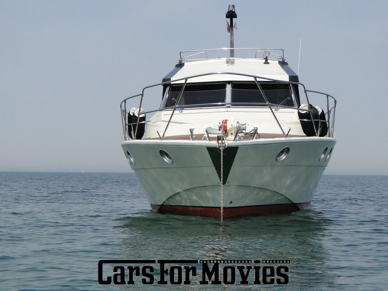 CarsForMovies | Posillipo 42` Flybridge-Motoryacht 1978 Italien Weiß Beige Luft- und Wasserfahrzeug Motorboot Hamburg 3243 