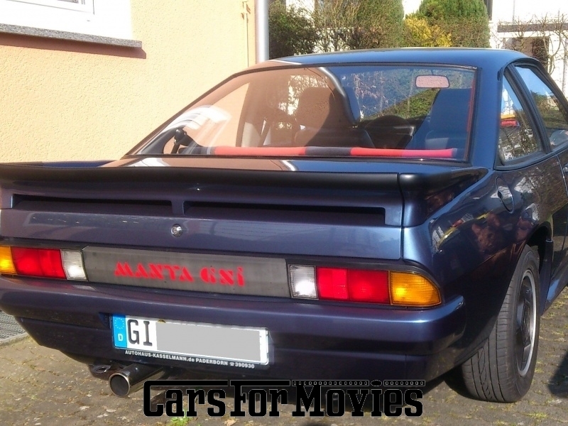 CarsForMovies | Opel Manta B GSi Exklusiv 1986 Deutschland Blau Schwarz Zivilfahrzeug Coupe Hessen 3271 Oldtimer