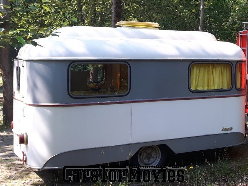 CarsForMovies | Nagetusch Diamant 1970 DDR Weiß Sonstige Zivilfahrzeug Wohnwagen Berlin 3336 Oldtimer Camping 