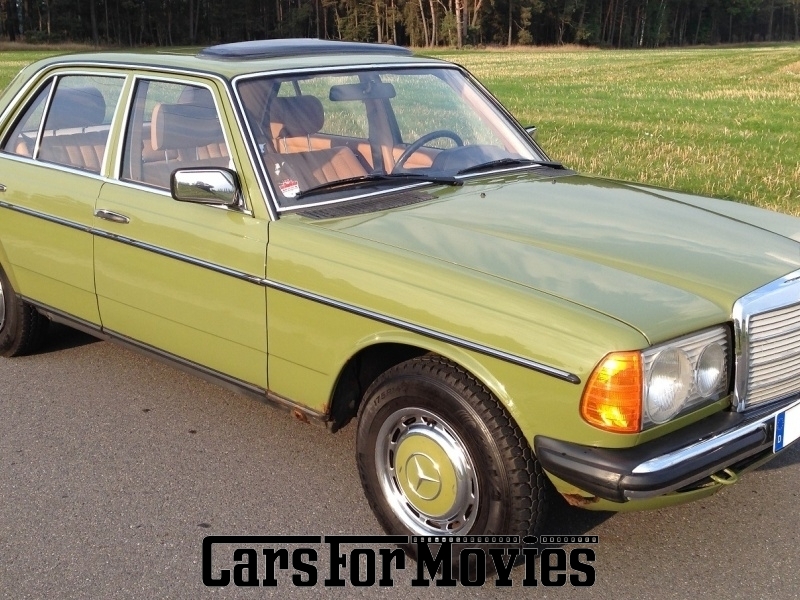 CarsForMovies | Mercedes Benz W123 1982 Deutschland Grün Beige Zivilfahrzeug Limousine Brandenburg 3353 Oldtimer