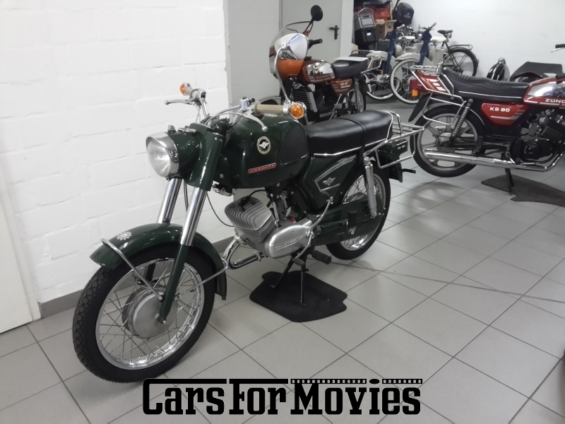 CarsForMovies | Zündapp KS 100 Polizeiausführung 1968 Deutschland Grün Grün Zwei- und Dreirad Motorrad Schleswig-Holstein 3438 Polizeimotorrad Einsatzfahrzeug Dienstfahrzeug   
