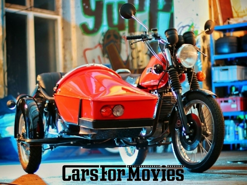 CarsForMovies | MZ ETZ 250 Gespann 1985 DDR Rot Schwarz Zwei- und Dreirad Motorrad Sachsen 3478 Oldtimer Ostblock Beiwagen 
