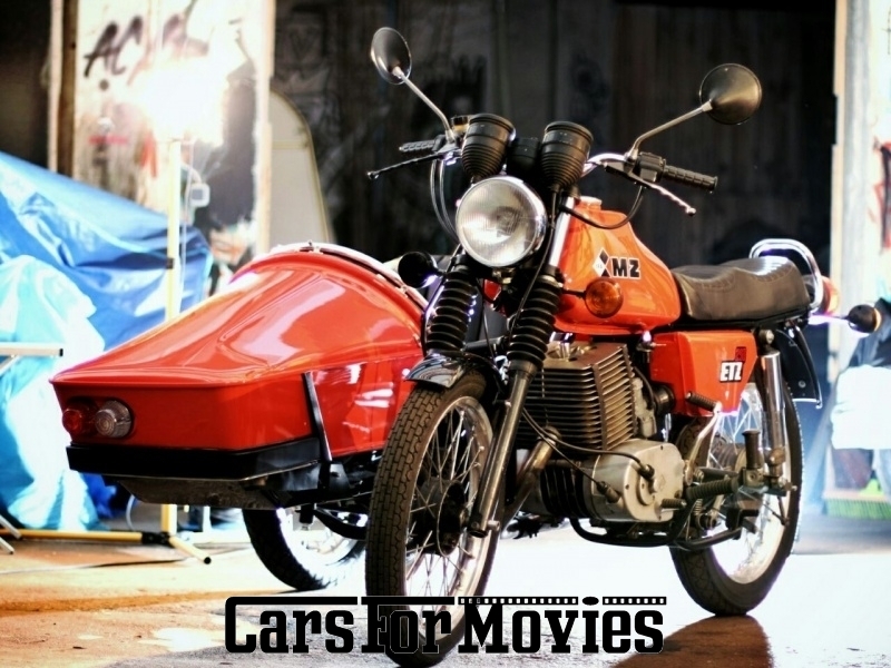 CarsForMovies | MZ ETZ 250 Gespann 1985 DDR Rot Schwarz Zwei- und Dreirad Motorrad Sachsen 3478 Oldtimer Ostblock Beiwagen 