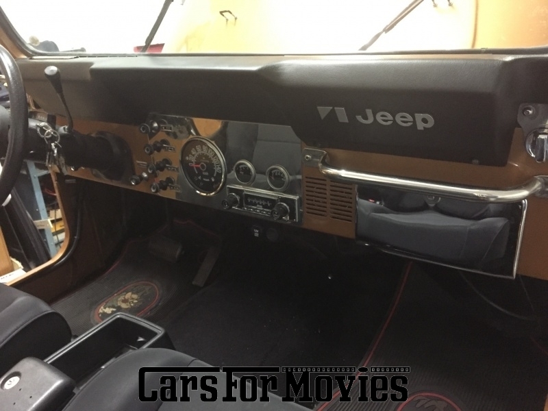 CarsForMovies | Jeep CJ7 304 V8 Quadra Trac 1976 USA Bronze Schwarz Zivilfahrzeug Geländewagen Rheinland-Pfalz 3479 Oldtimer Cabrio