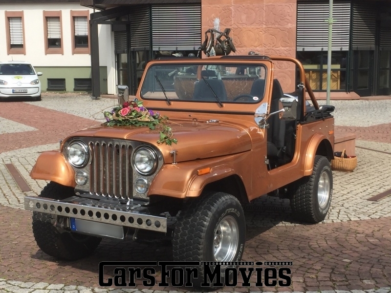 CarsForMovies | Jeep CJ7 304 V8 Quadra Trac 1976 USA Bronze Schwarz Zivilfahrzeug Geländewagen Rheinland-Pfalz 3479 Oldtimer Cabrio