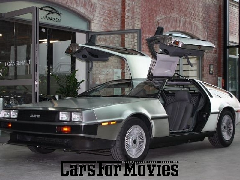 CarsForMovies | DeLorean DMC-12 1981 USA Sonstige Grau Zivilfahrzeug Sportwagen Bayern 3619 Oldtimer Zurück in die Zukunft Back to the Future Flügeltüren 