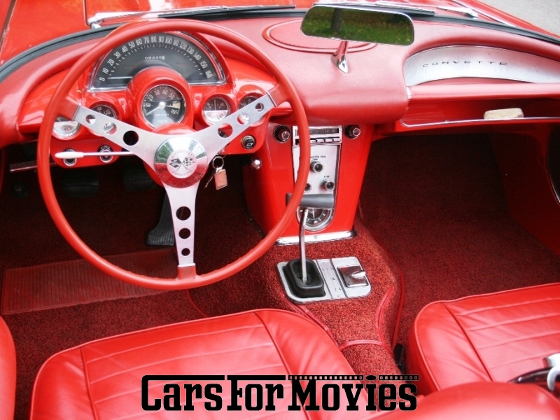 CarsForMovies | Chevrolet  Corvette C1 1959 USA Rot Rot Zivilfahrzeug Cabrio Bayern 3702 Oldtimer