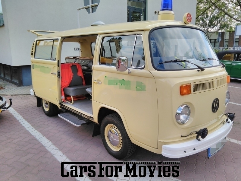 CarsForMovies | VW T2  1972 Deutschland Beige Sonstige Einsatzfahrzeug Rettungswagen Berlin 3777 Krankenwagen Krankentransport Bulli