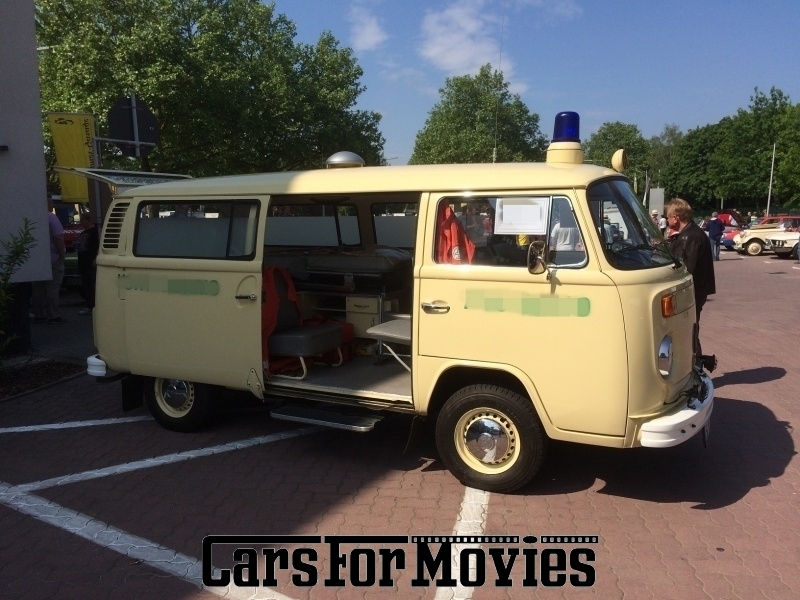 CarsForMovies | VW T2  1972 Deutschland Beige Sonstige Einsatzfahrzeug Rettungswagen Berlin 3777 Krankenwagen Krankentransport Bulli
