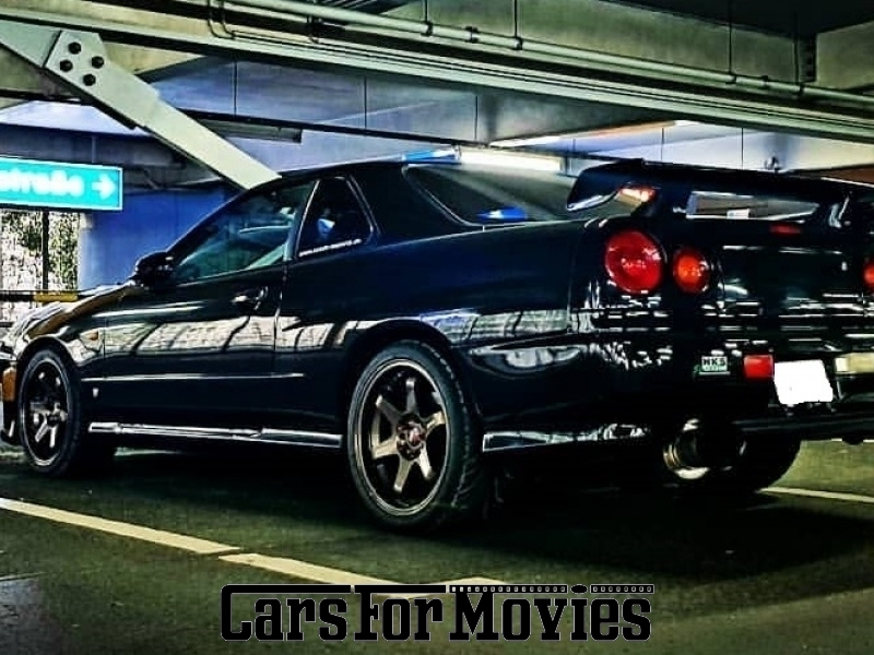 CarsForMovies | Nissan Skyline R34 GTT (Rechtslenker) 1998 Japan Schwarz Sonstige Zivilfahrzeug Sportwagen Berlin 4038 Custom Tuning Carbon Heckspoiler Rechtslenker rhd