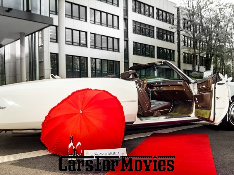 CarsForMovies | Cadillac Eldorado Convertible 1976 USA Weiß Braun Zivilfahrzeug Cabrio Nordrhein-Westfalen 4090 Oldtimer