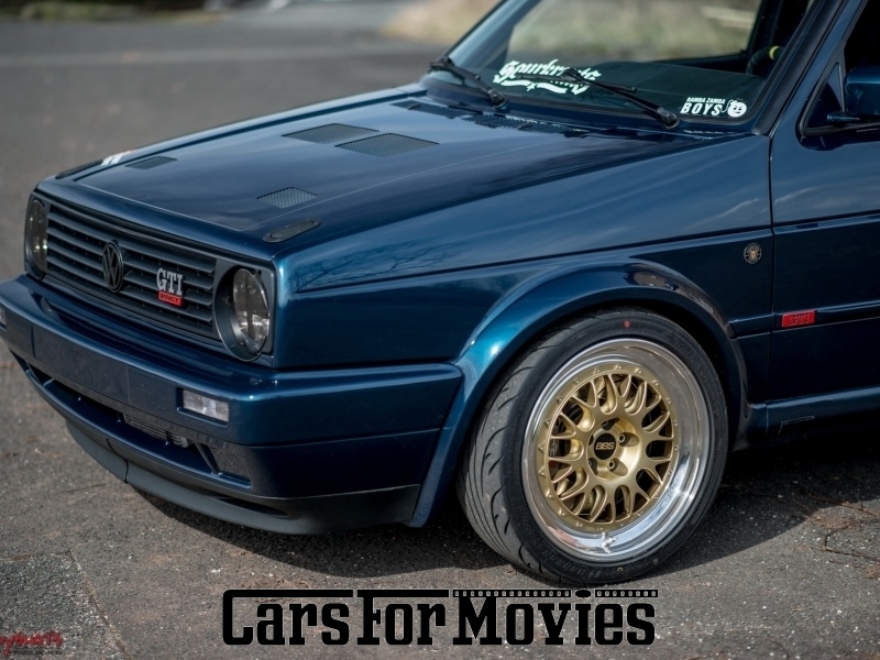 CarsForMovies | VW Golf 2 VR6 Turbo 1992 Deutschland Blau Schwarz Zivilfahrzeug Sportwagen Bayern 4098 Tuning Custom Alufelgen Carbon Golf II