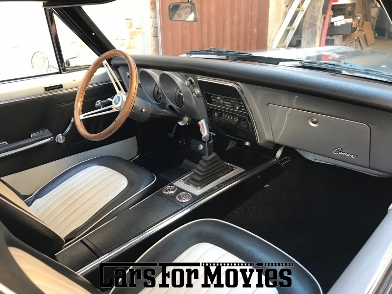 CarsForMovies | Chevrolet  Camaro SS 1967 USA Silber Schwarz Zivilfahrzeug Muscle Car Bayern 4128 Oldtimer Classic Lude