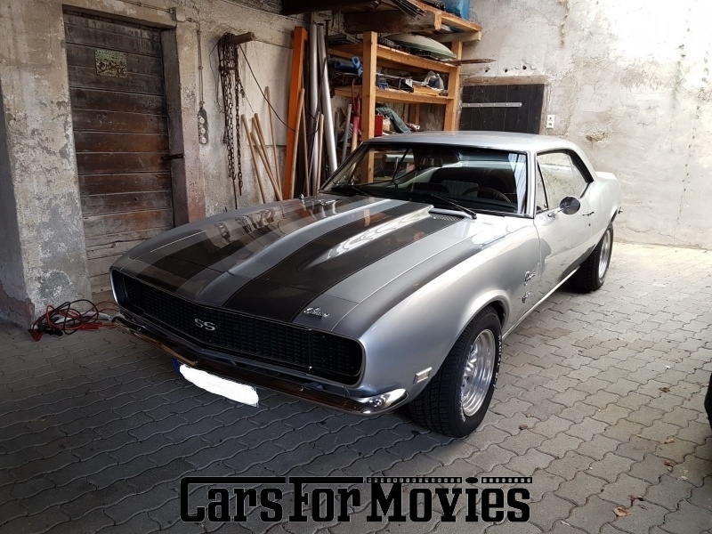 CarsForMovies | Chevrolet  Camaro SS 1967 USA Silber Schwarz Zivilfahrzeug Muscle Car Bayern 4128 Oldtimer Classic Lude