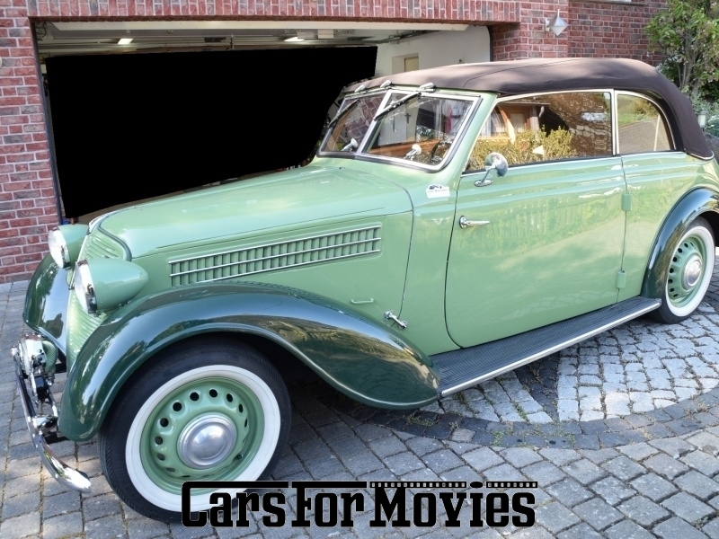 CarsForMovies | Adler 2 Liter 1939 Deutschland Grün Braun Zivilfahrzeug Cabrio Nordrhein-Westfalen 4193 Oldtimer