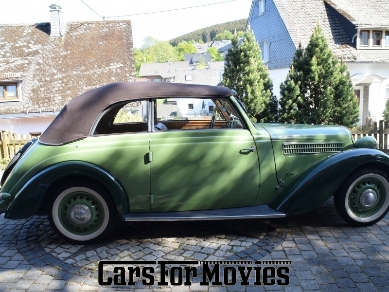 CarsForMovies | Adler 2 Liter 1939 Deutschland Grün Braun Zivilfahrzeug Cabrio Nordrhein-Westfalen 4193 Oldtimer