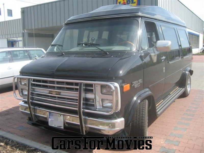CarsForMovies | Chevrolet  Van G20 1990 USA Schwarz Grau Zivilfahrzeug Bus Berlin 4201 