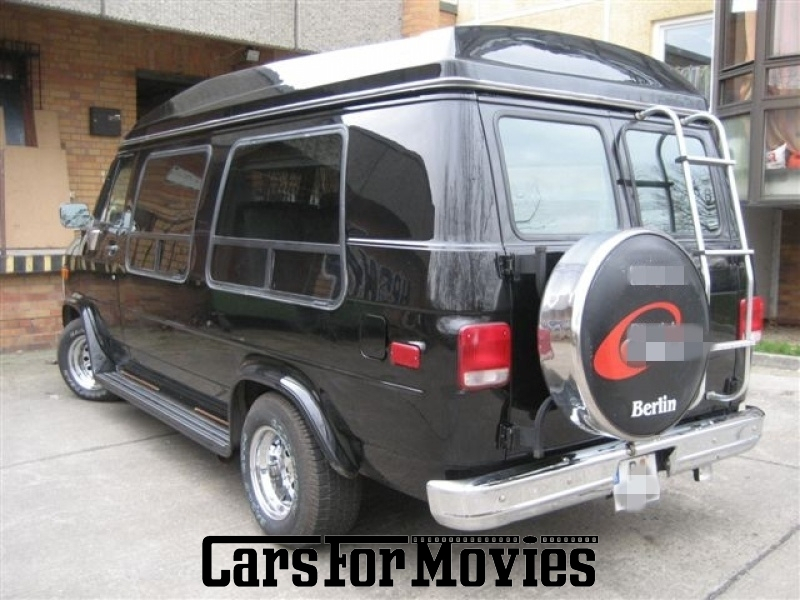 CarsForMovies | Chevrolet  Van G20 1990 USA Schwarz Grau Zivilfahrzeug Bus Berlin 4201 