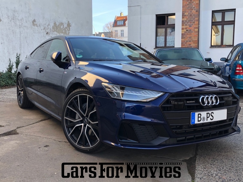 CarsForMovies | Audi A7 2018 Deutschland Blau Schwarz Zivilfahrzeug Limousine Berlin 4447 