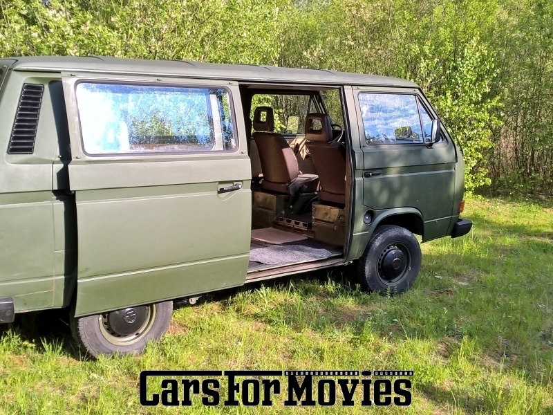 CarsForMovies | VW T3  1986 Deutschland Grün Beige Militärfahrzeug Transporter Nordrhein-Westfalen 4483 Militär Bundeswehr olivgrün Förster Jäger                                        