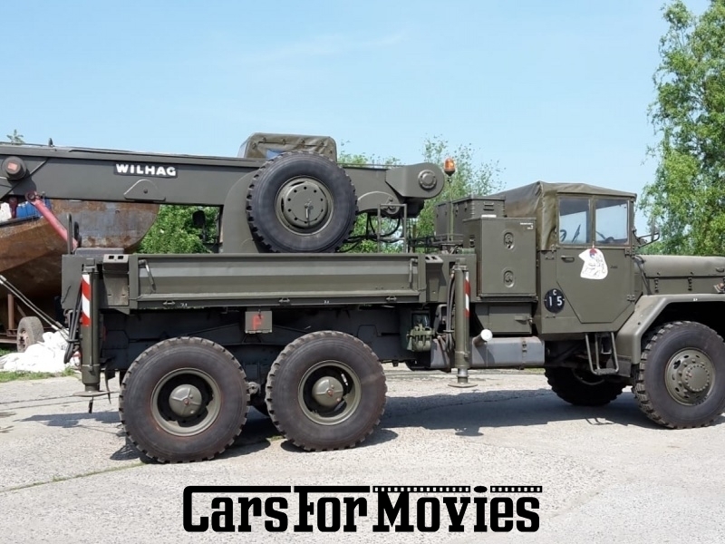 CarsForMovies | Magirus Jupiter 1969 Deutschland Grün Grün Militärfahrzeug Spezialfahrzeug Niedersachsen 4514 Bundeswehr Bundesgrenzschutz Pritschenwagen Armee Heer Kran tarngrün olivgrün