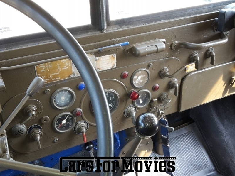 CarsForMovies | Magirus Jupiter 1969 Deutschland Grün Grün Militärfahrzeug Spezialfahrzeug Niedersachsen 4514 Bundeswehr Bundesgrenzschutz Pritschenwagen Armee Heer Kran tarngrün olivgrün