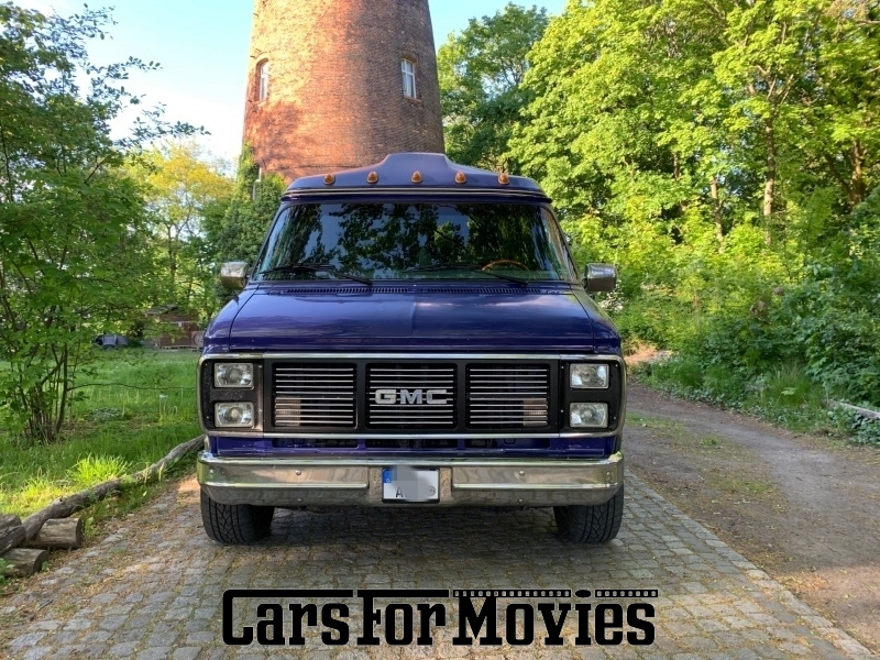 CarsForMovies | GMC Vandura G20 1990 USA Lila Grau Zivilfahrzeug Wohnmobil Berlin 4507 Wohnwagen Camping