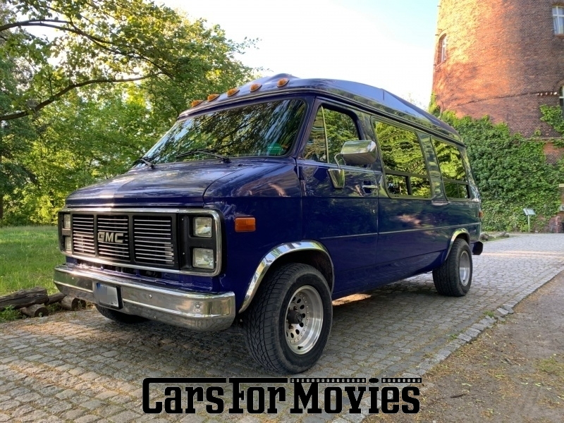 CarsForMovies | GMC Vandura G20 1990 USA Lila Grau Zivilfahrzeug Wohnmobil Berlin 4507 Wohnwagen Camping