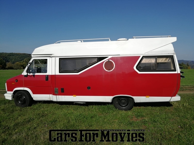 CarsForMovies | Fiat Hobby 600 1987 Italien Rot Beige Zivilfahrzeug Wohnmobil Rheinland-Pfalz 4687 Oldtimer Ducato Wohnwagen Camping