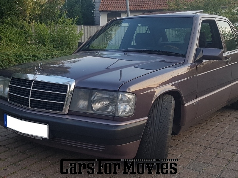 CarsForMovies | Mercedes Benz 190 1993 Deutschland Lila Schwarz Zivilfahrzeug Limousine Niedersachsen 4662 Schiebedach 