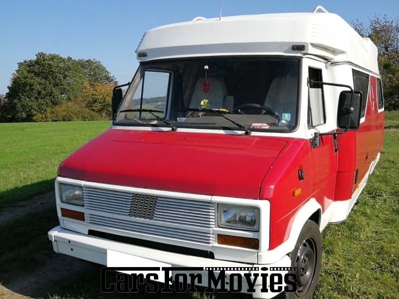 CarsForMovies | Fiat Hobby 600 1987 Italien Rot Beige Zivilfahrzeug Wohnmobil Rheinland-Pfalz 4687 Oldtimer Ducato Wohnwagen Camping