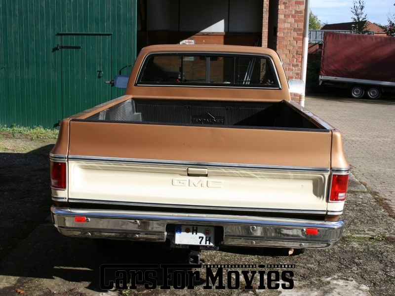 CarsForMovies | GMC Sierra Grande 1979 USA Gold Beige Zivilfahrzeug Pickup Niedersachsen 4707 Oldtimer Colt Seavers Truck Pick-up