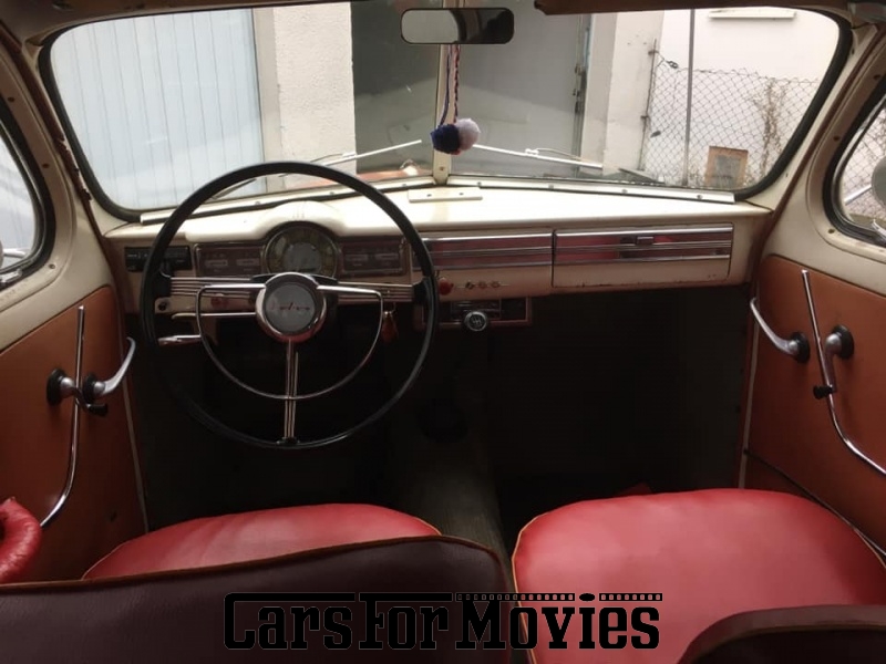 CarsForMovies | Volvo PV 444 California 1956 Schweden Weiß Rot Zivilfahrzeug Limousine Hessen 4772 Oldtimer Patina Import Anhängekupplung Dachgepäckträger