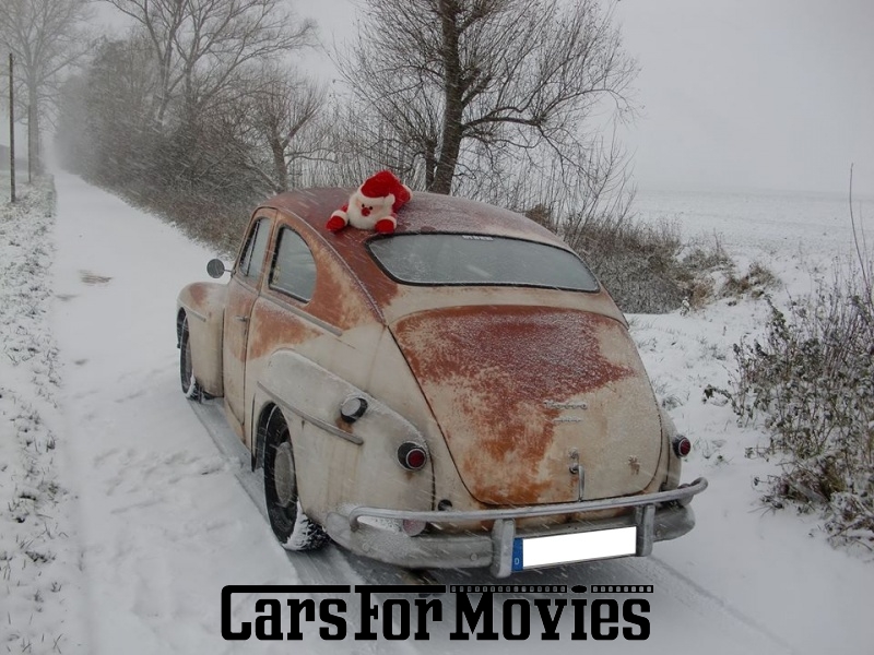 CarsForMovies | Volvo PV 444 California 1956 Schweden Weiß Rot Zivilfahrzeug Limousine Hessen 4772 Oldtimer Patina Import Anhängekupplung Dachgepäckträger