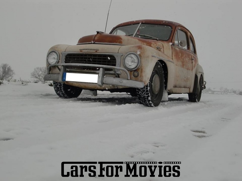 CarsForMovies | Volvo PV 444 California 1956 Schweden Weiß Rot Zivilfahrzeug Limousine Hessen 4772 Oldtimer Patina Import Anhängekupplung Dachgepäckträger