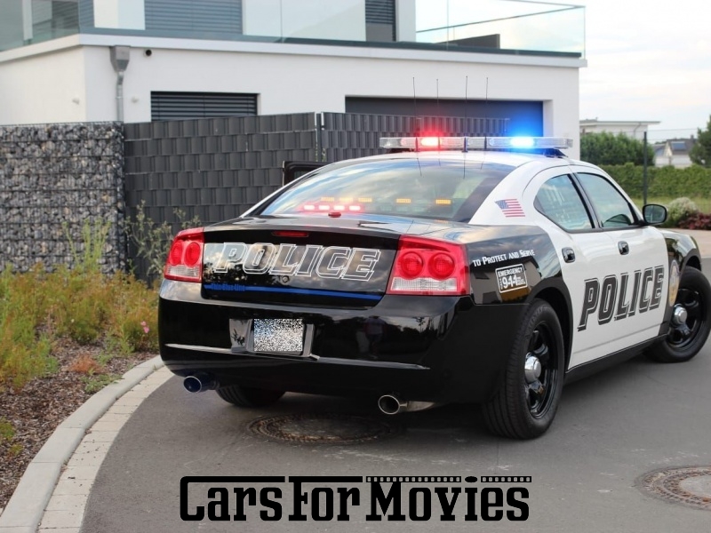 CarsForMovies | Dodge Charger Police Interceptor 2009 USA Schwarz Schwarz Einsatzfahrzeug Polizeifahrzeug West Nordrhein-Westfalen 5060 Policecar Departments Jamaica Beach Texas US-Police Original Blaulicht Sirene Rammbock