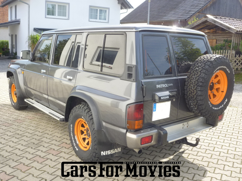 CarsForMovies | Nissan Patrol GR 1990 Japan Grau Grau Zivilfahrzeug Geländewagen Bayern 5156 Oldtimer Typ Y60 Grand Raid Allrad Offroad Camping Anhängerkupplung
