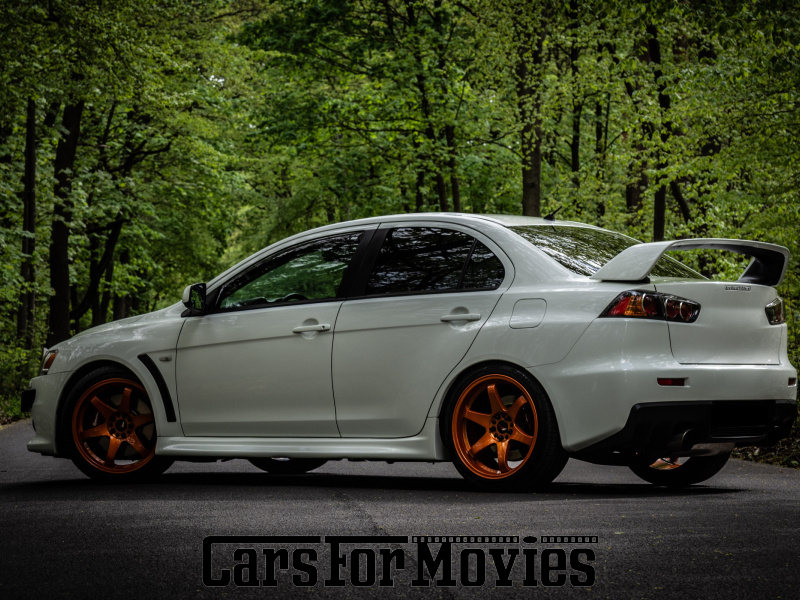 CarsForMovies | Mitsubishi Lancer Evolution X 2011 Japan Weiß Schwarz Zivilfahrzeug Sportwagen Berlin 5195 Tuning