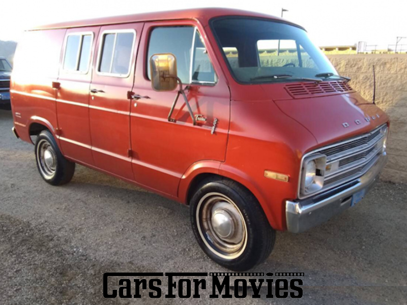CarsForMovies | Dodge B100 Tradesman 1977 USA Orange Grau Zivilfahrzeug Bus Berlin 5199 Oldtimer Transporter Van 