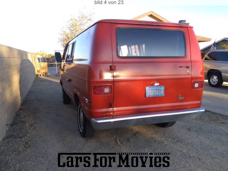 CarsForMovies | Dodge B100 Tradesman 1977 USA Orange Grau Zivilfahrzeug Bus Berlin 5199 Oldtimer Transporter Van 